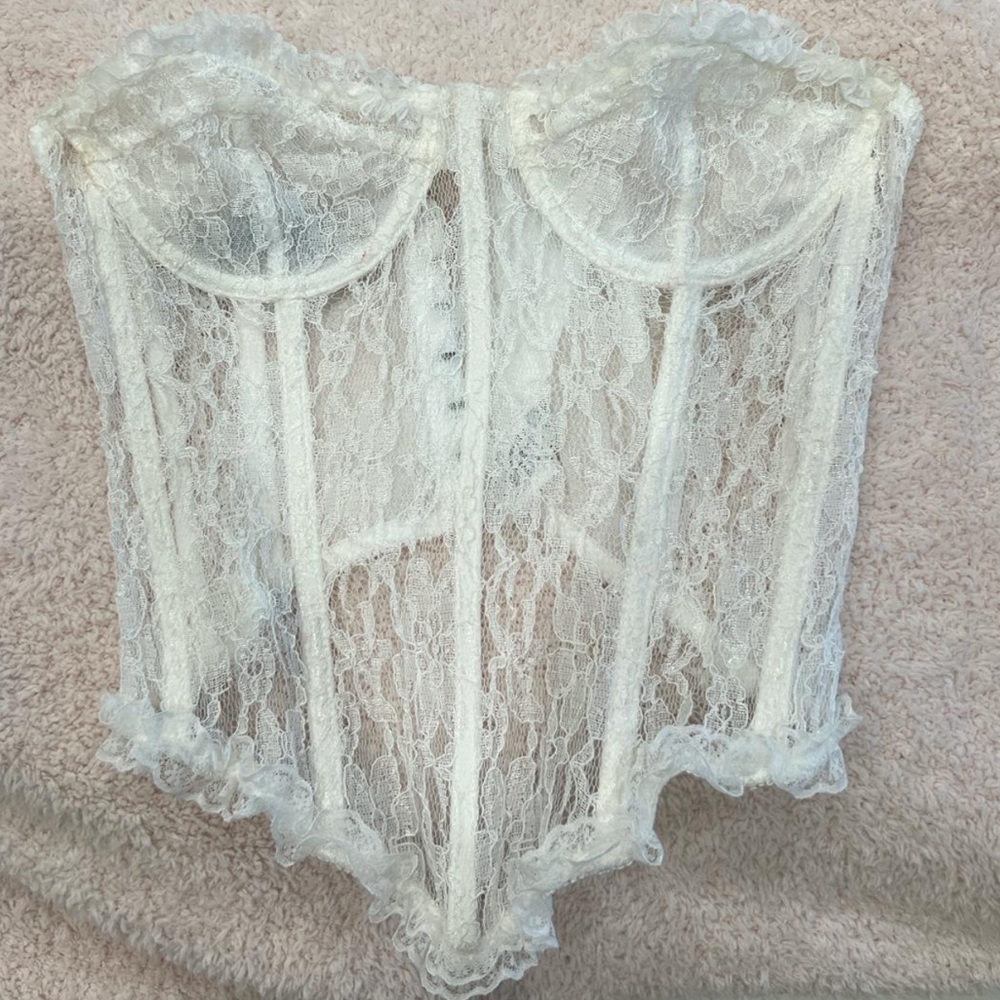 Lioness lace corset top.